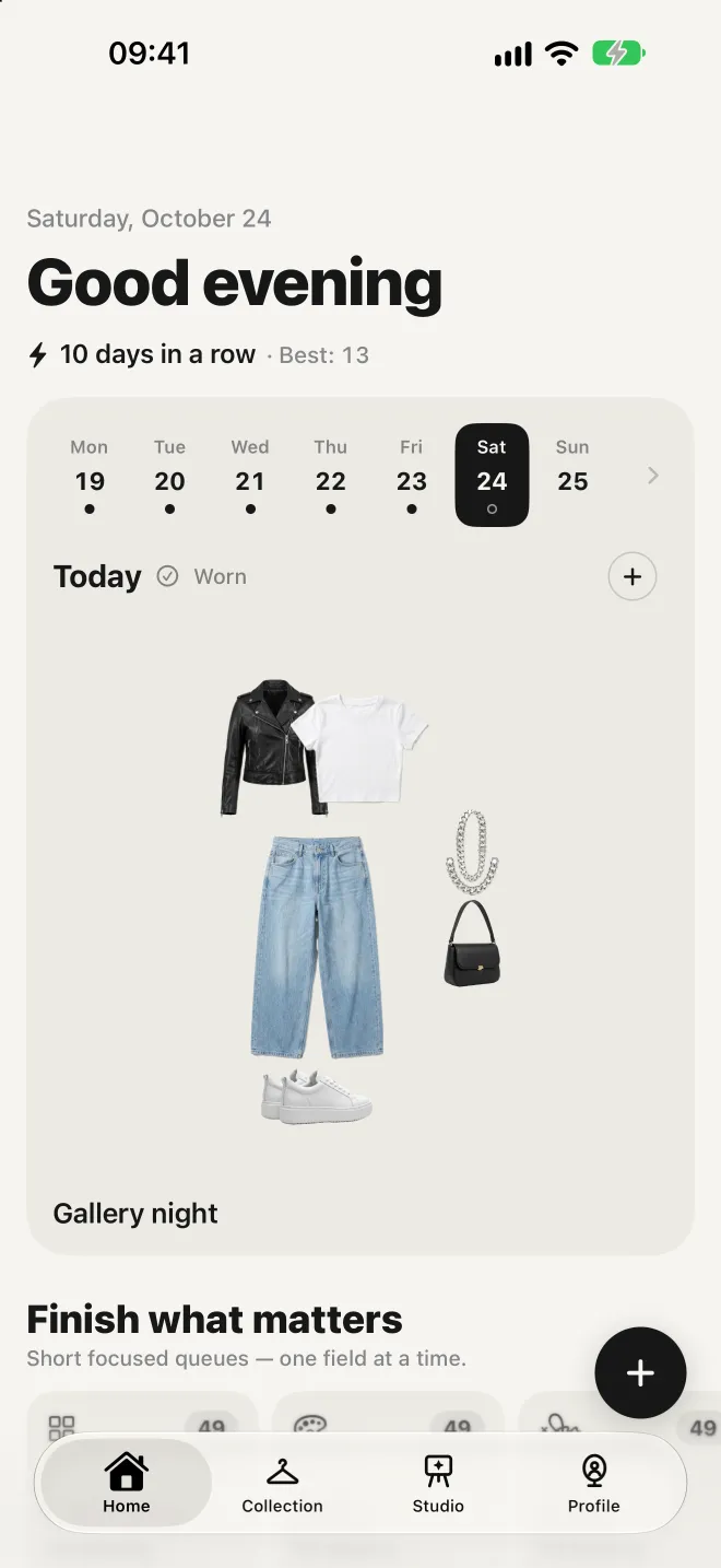 deadrip Home: today’s outfit, a 10-day streak and the week